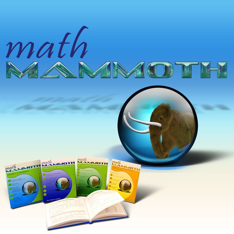 A Stable Beginning: Math Mammoth: The Blue Series ~ A TOS Review